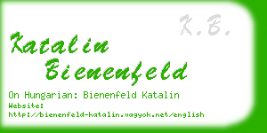 katalin bienenfeld business card
